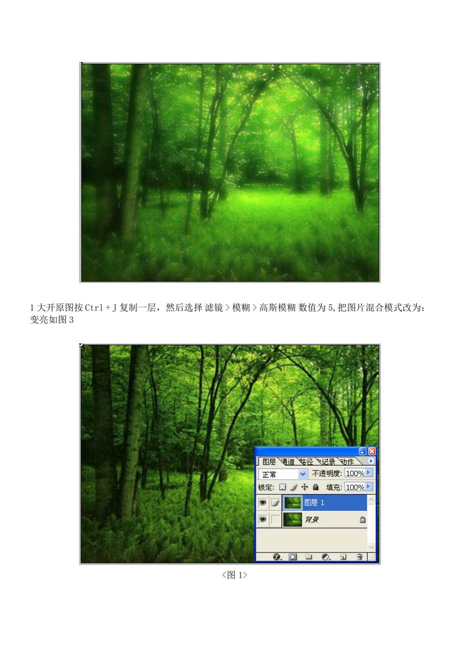 【Photoshop实例教程】飘渺梦幻效果.doc_第2页