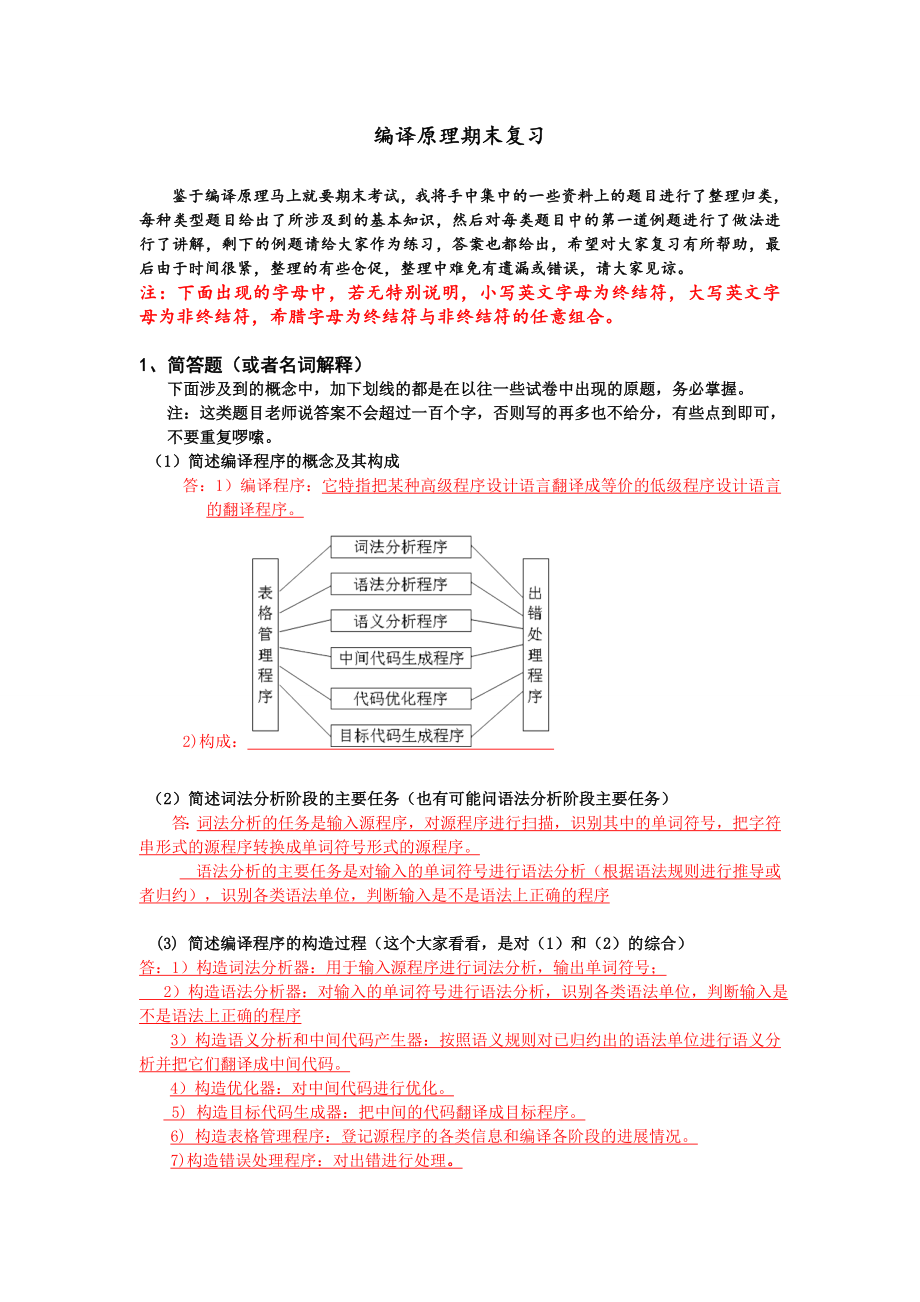 编译原理复习整理总结.doc_第1页