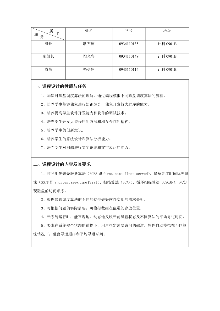 操作系统课程设计磁盘调度算法实践.doc_第2页