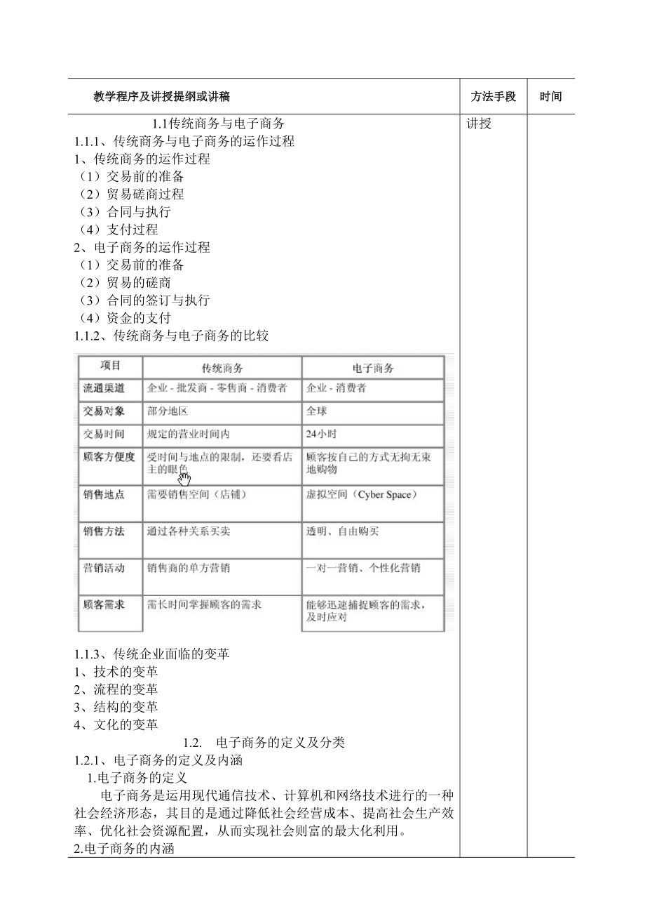 精选电子商务实用教程教案.doc_第2页