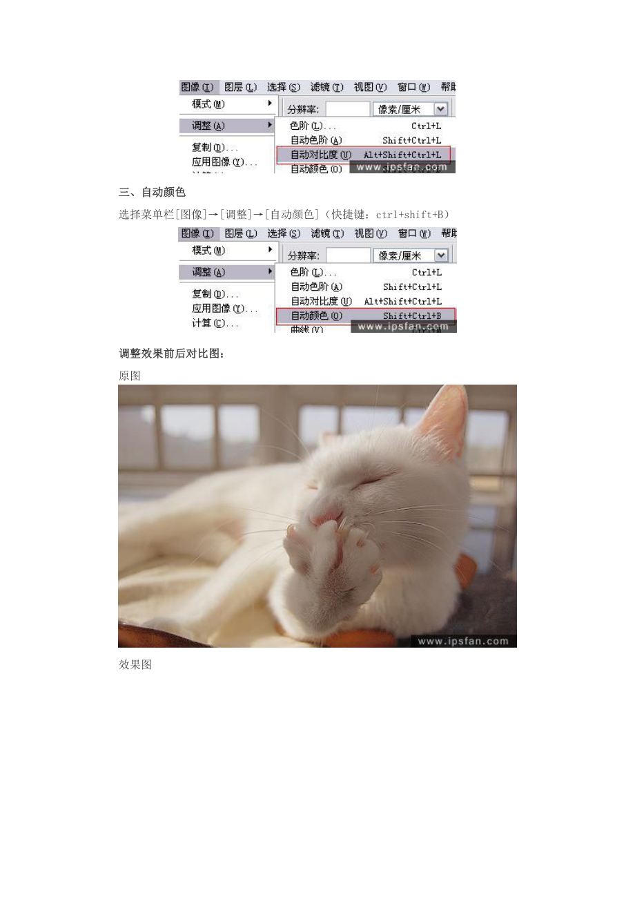 PHOTOSHOP调色教程贵阳新华自动色阶、自动对比度和自.doc_第2页