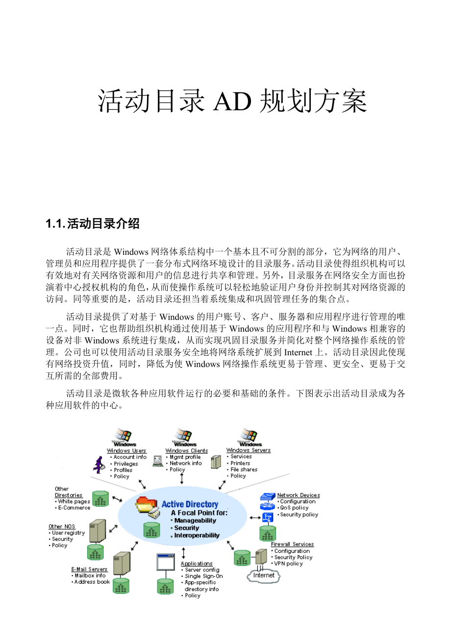 ad域控规划方案.doc_第1页