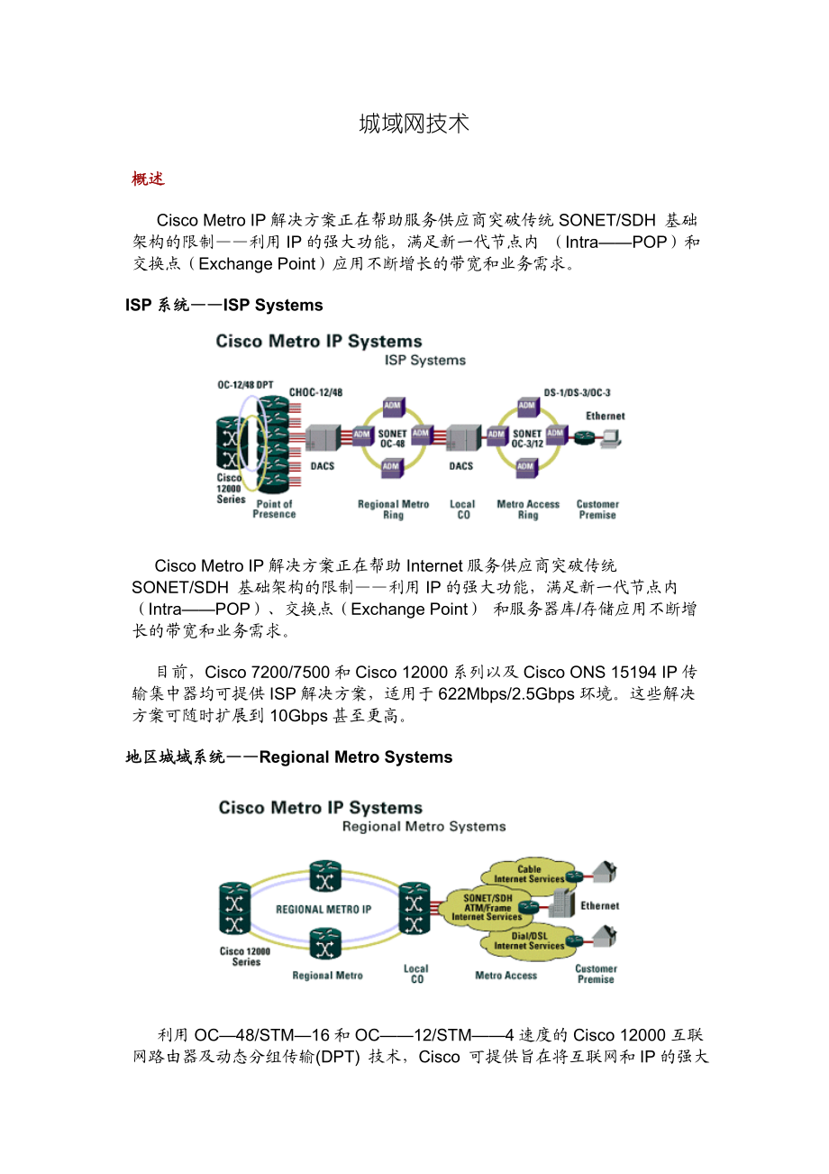 CiscoIP城域网技术白皮书.doc_第1页