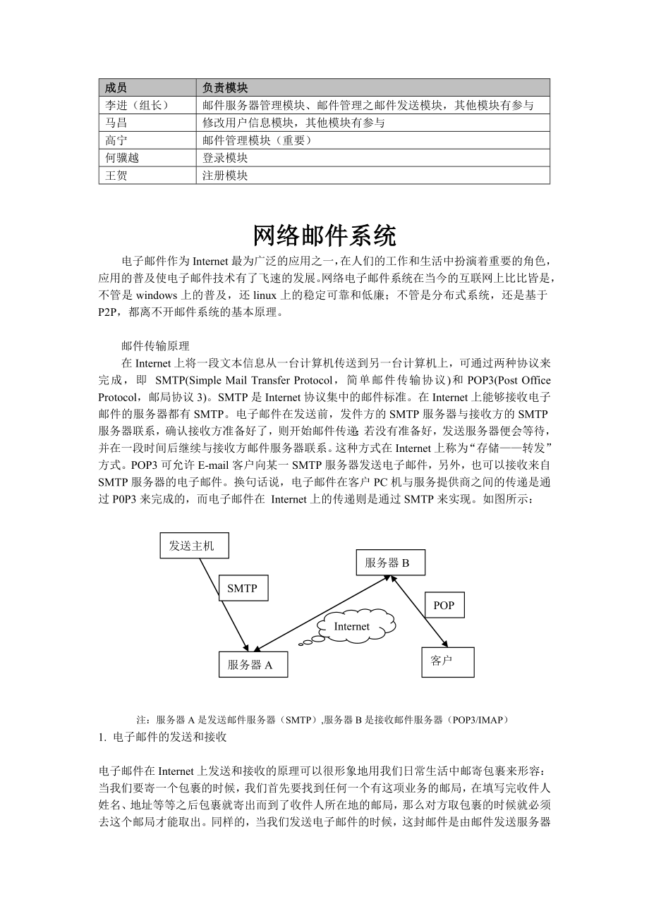 java邮件系统设计毕业论文.doc_第1页