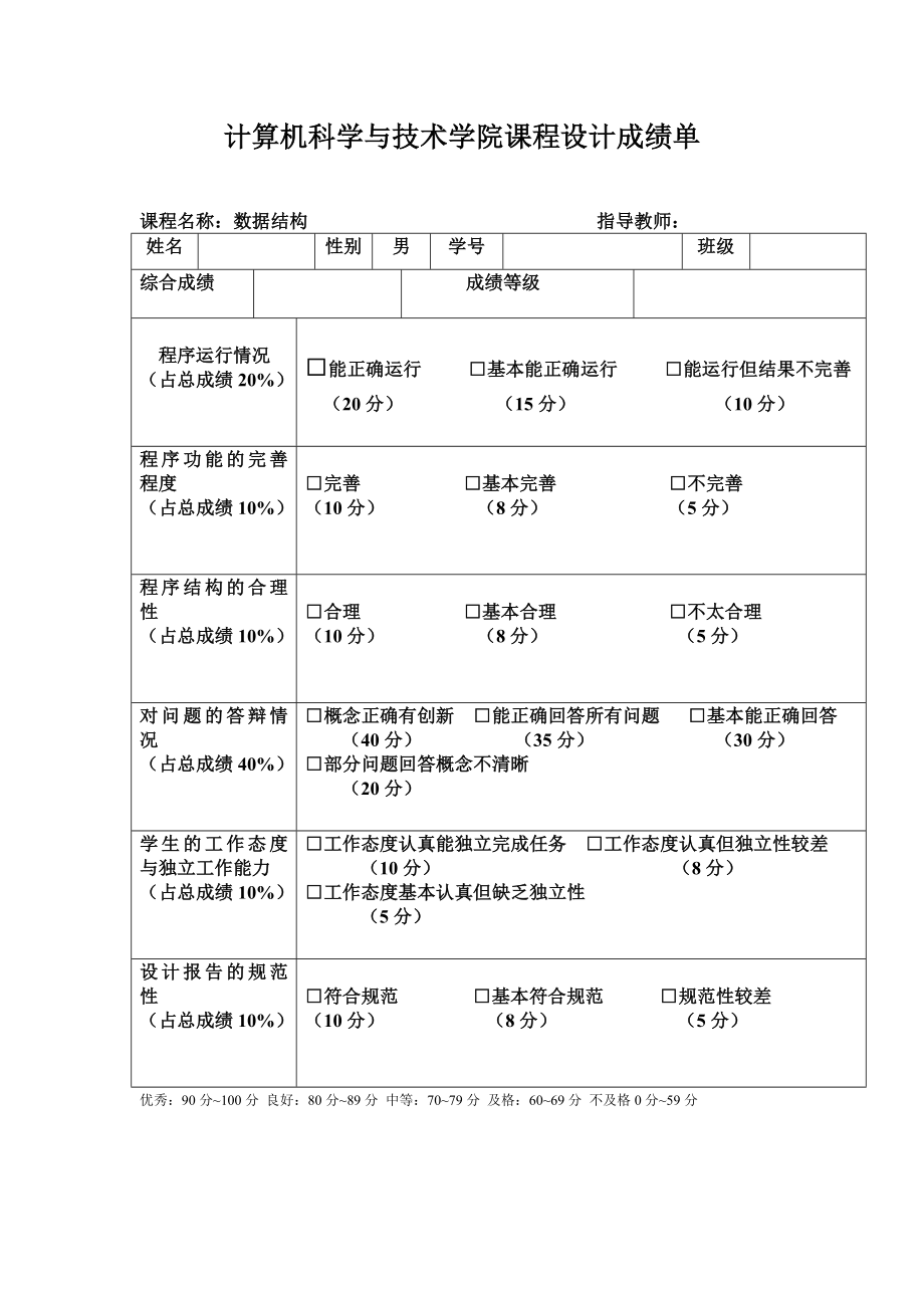 数据结构课程设计火车票务系统的设计与实现+地铁建设问题.doc_第1页