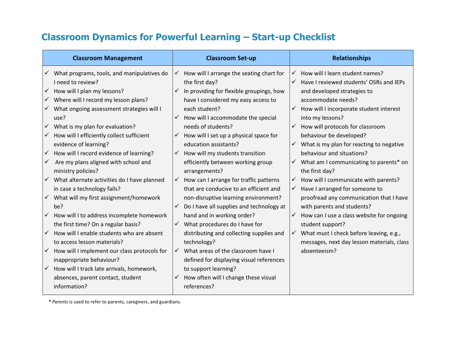 Classroom Dynamics ChecklistsEduGAINS Home.doc_第2页