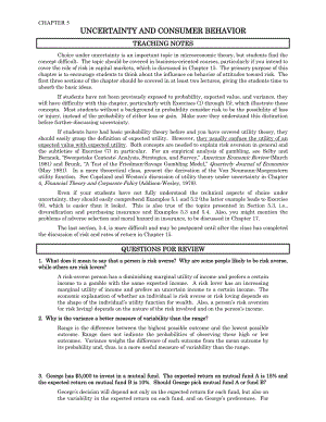 【经济课件】Ch05 UNCERTAINTY AND CONSUMER BEHAVIOR.doc