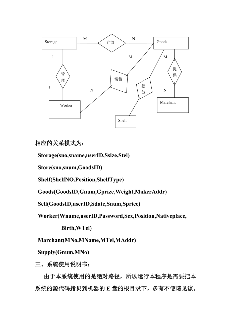 2871.基于VB+ACCESS小型超市进销存系统功能说明书.doc_第2页