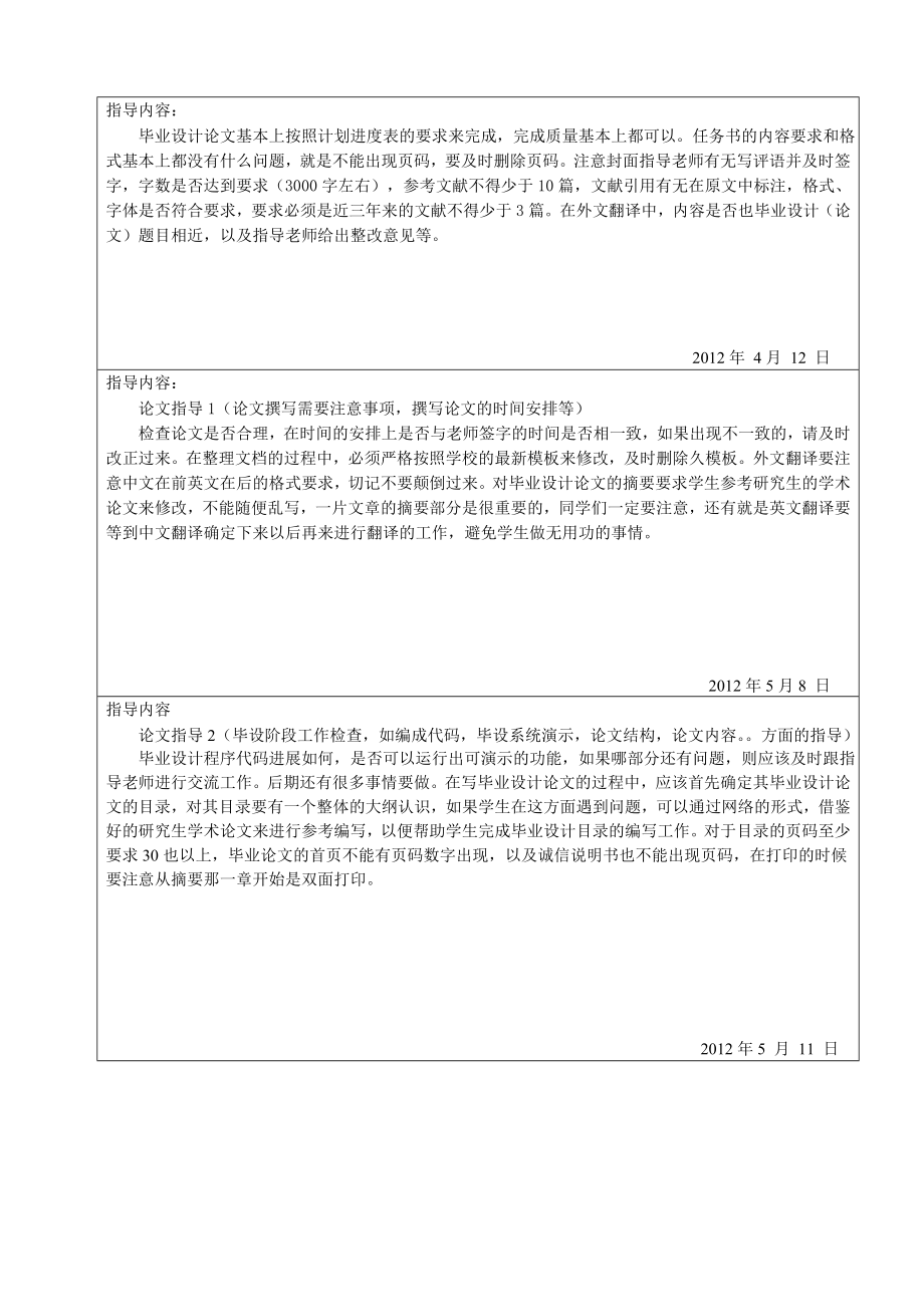 ANDROID文件管理器毕业设计(论文)指导记录表.doc_第2页