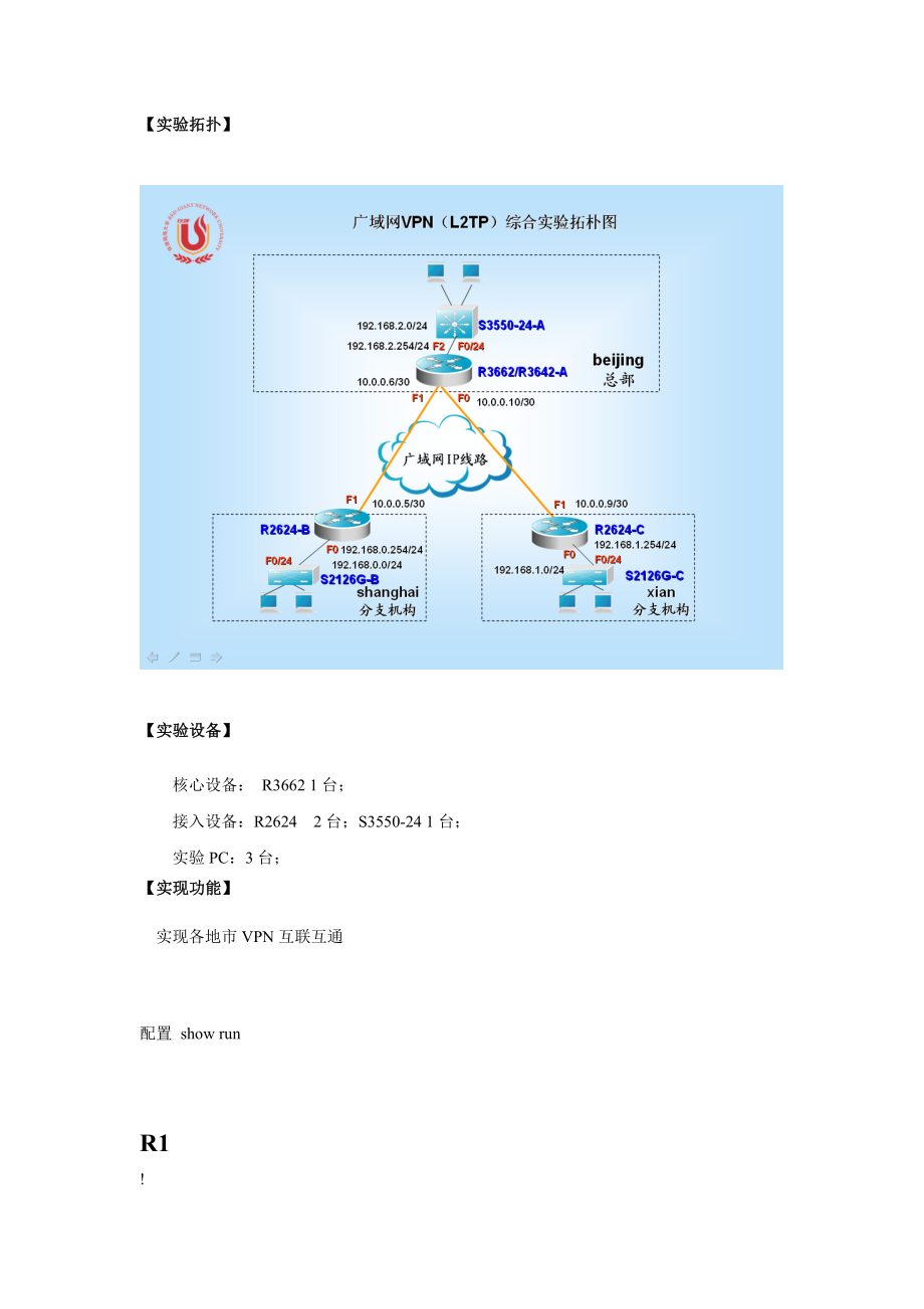 VPNL2TP 配置案例(锐捷路由器).doc_第1页