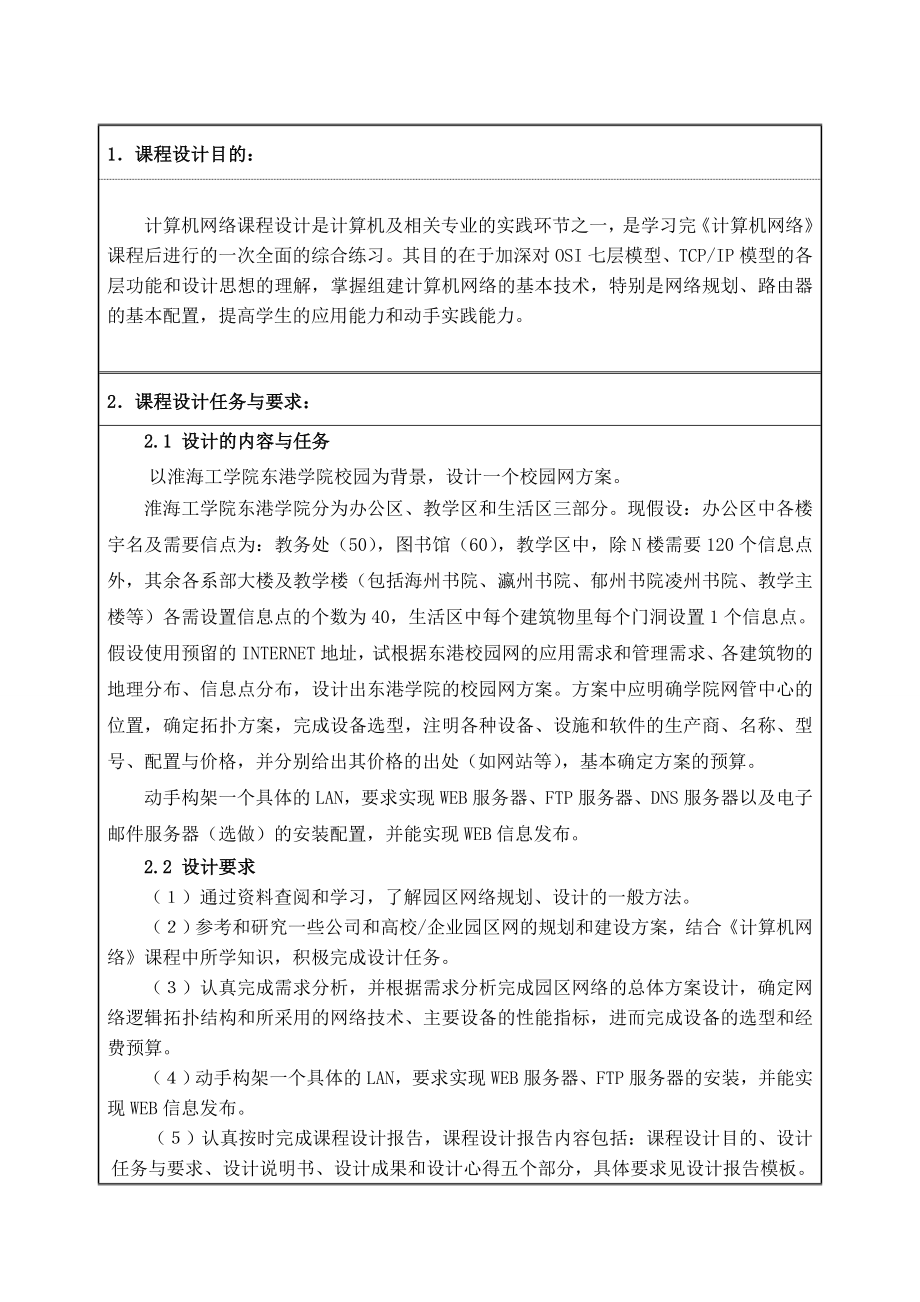 计算机网络课程设计报告579868334.doc_第2页