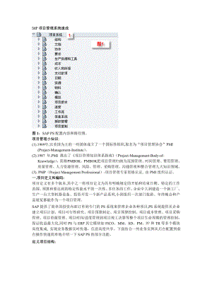 SAP PS 项目管理系统速成.doc