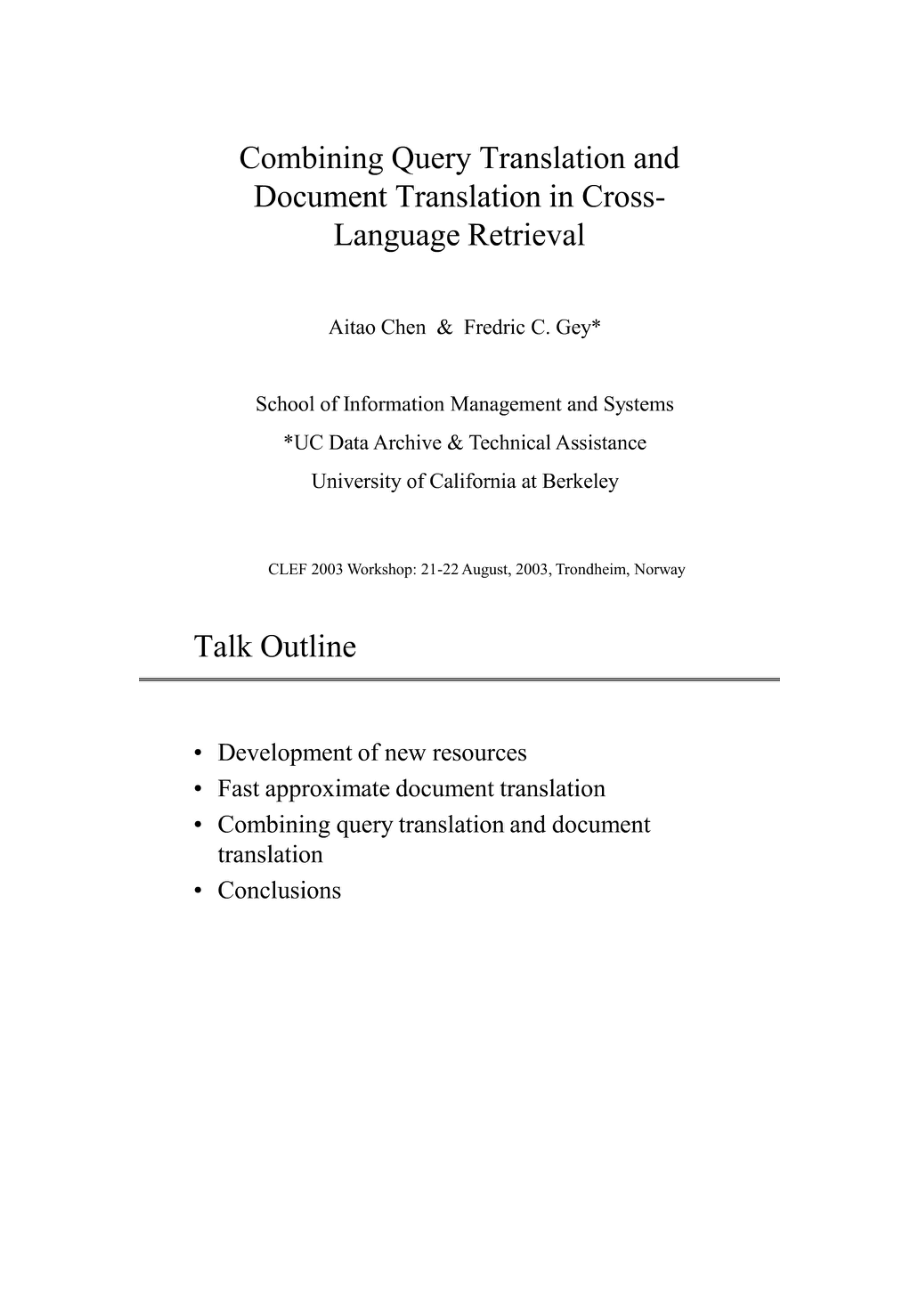 Multilingual Information Retrieval Using English and Chinese Queries.doc_第1页