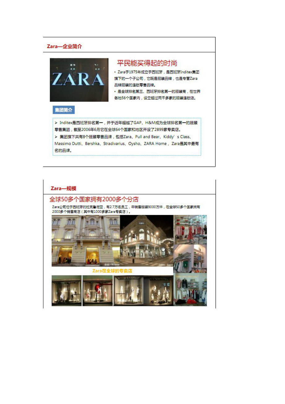 ZARA &AMP;AMP; HM &AMP;AMP; GAP 比较研究.doc_第2页