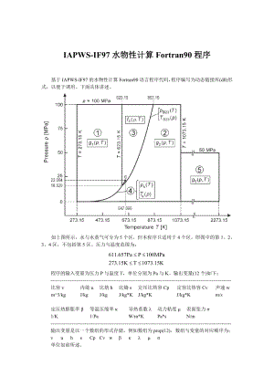 iapwsif97水物性计算fortran90程序.doc