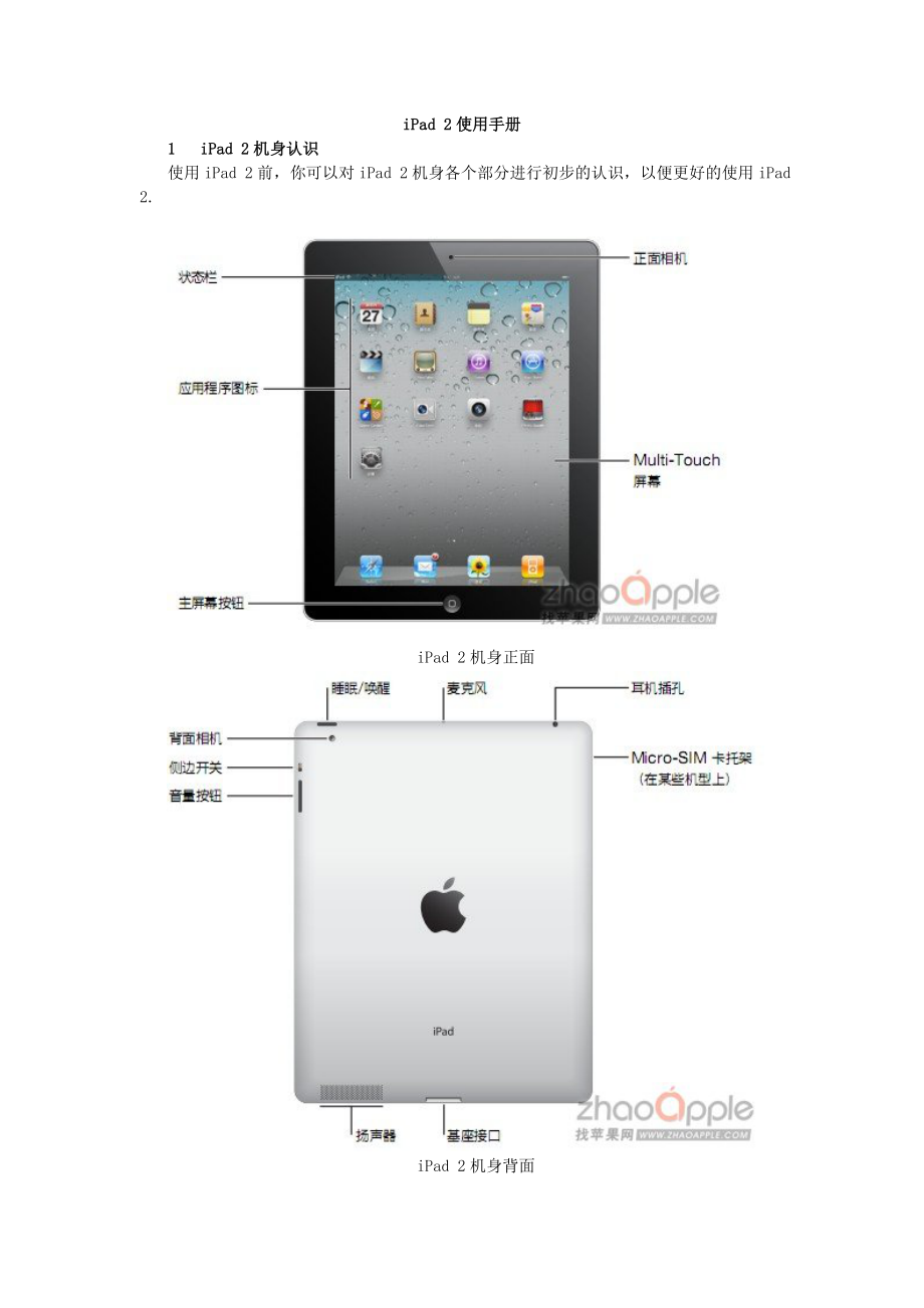 iPad2使用手册.doc_第1页