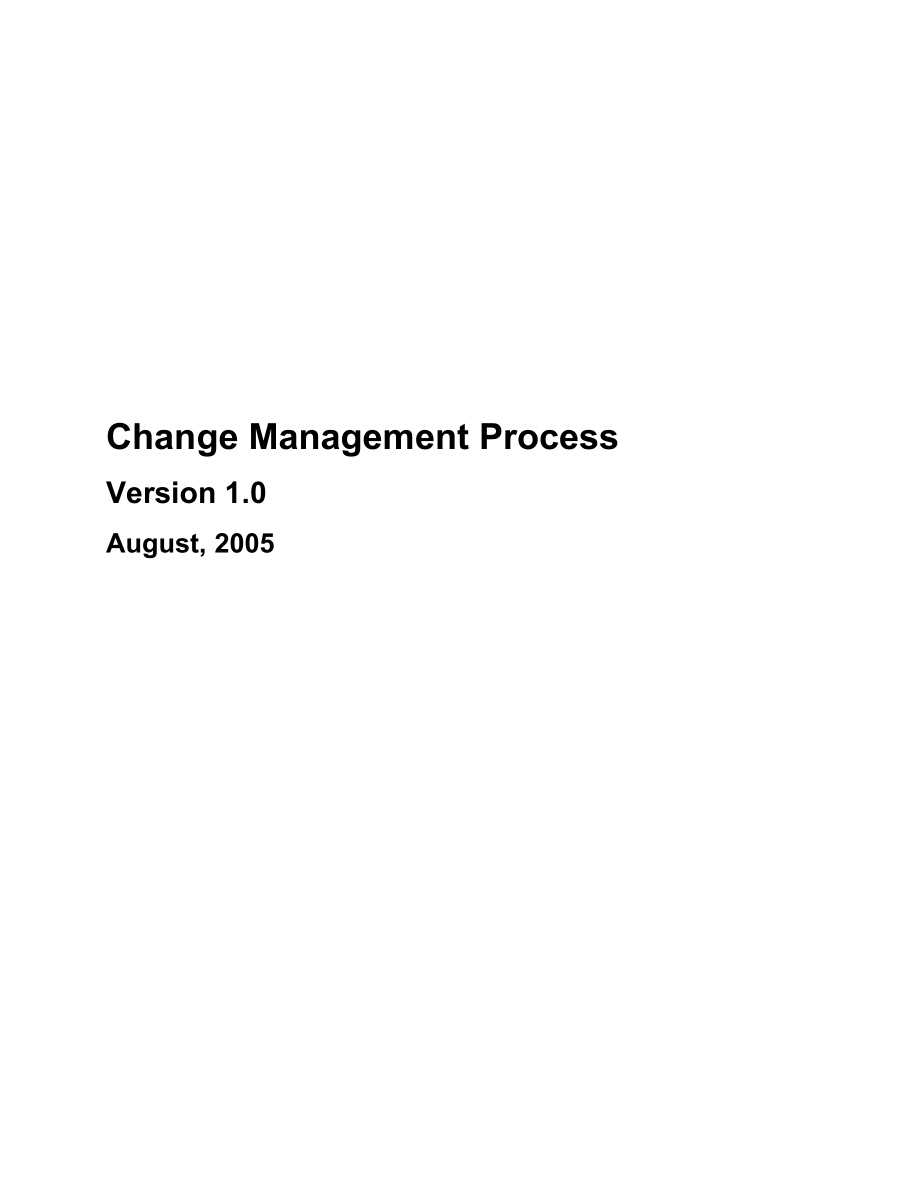 Change Management Procedure.doc_第1页