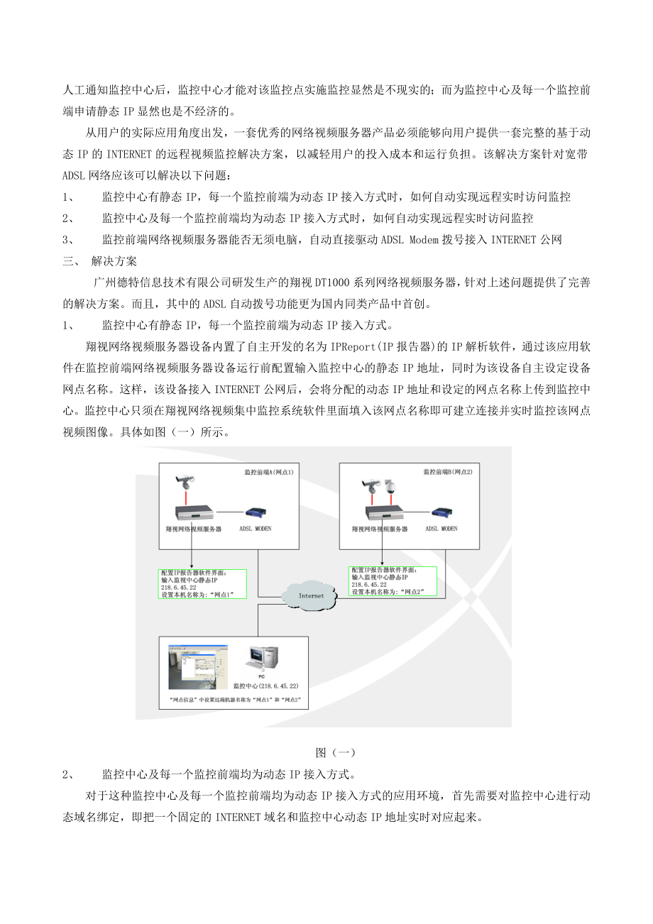 基于动态IP的INTERNET的远程视频监控解决方案.doc_第2页