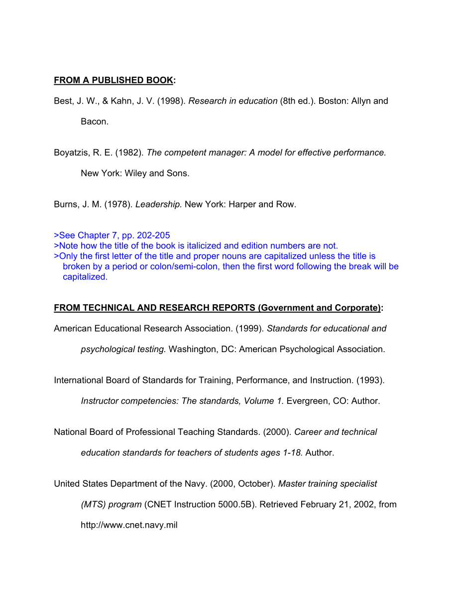 EXAMPLES OF APA FORMAT REFERENCE CITATIONS 5th edAPA格式参考引用的例子第五版.doc_第2页