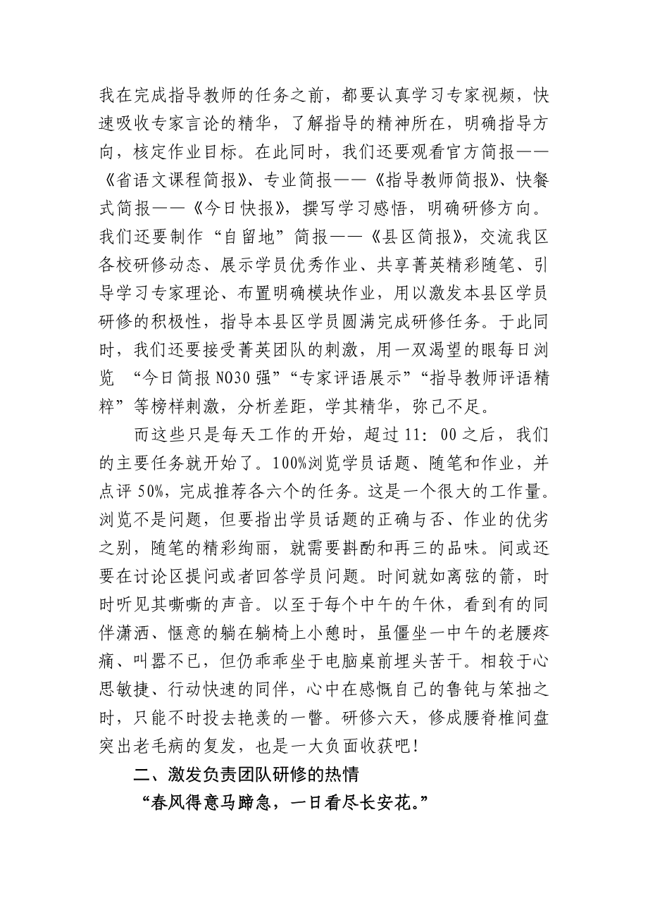 小学远程研修指导教师工作总结.doc_第2页