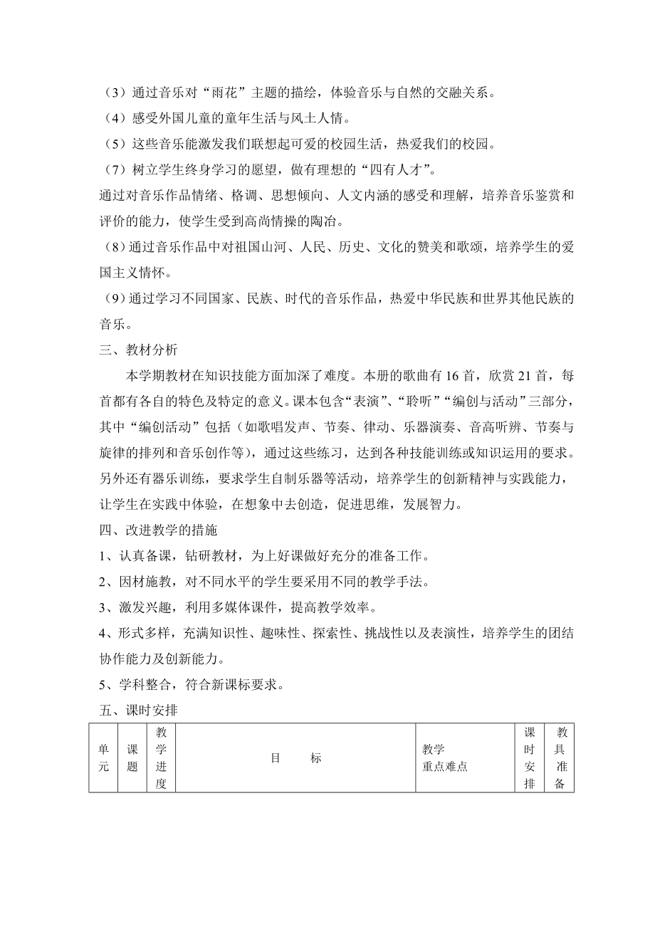 人音版小学音乐五级上册教学计划.doc_第3页