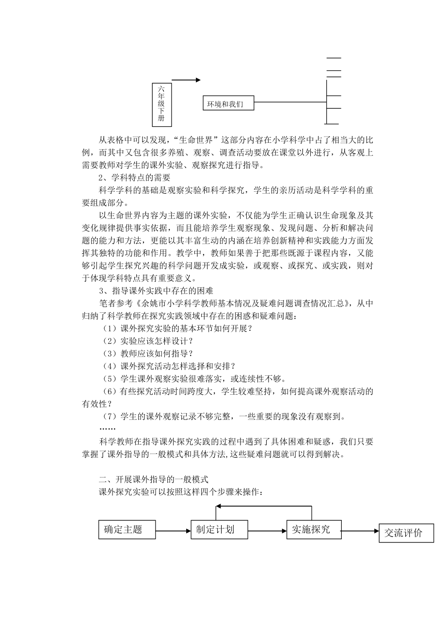 小学科学“生命世界”内容单元课外实践的组织与指导.doc_第2页