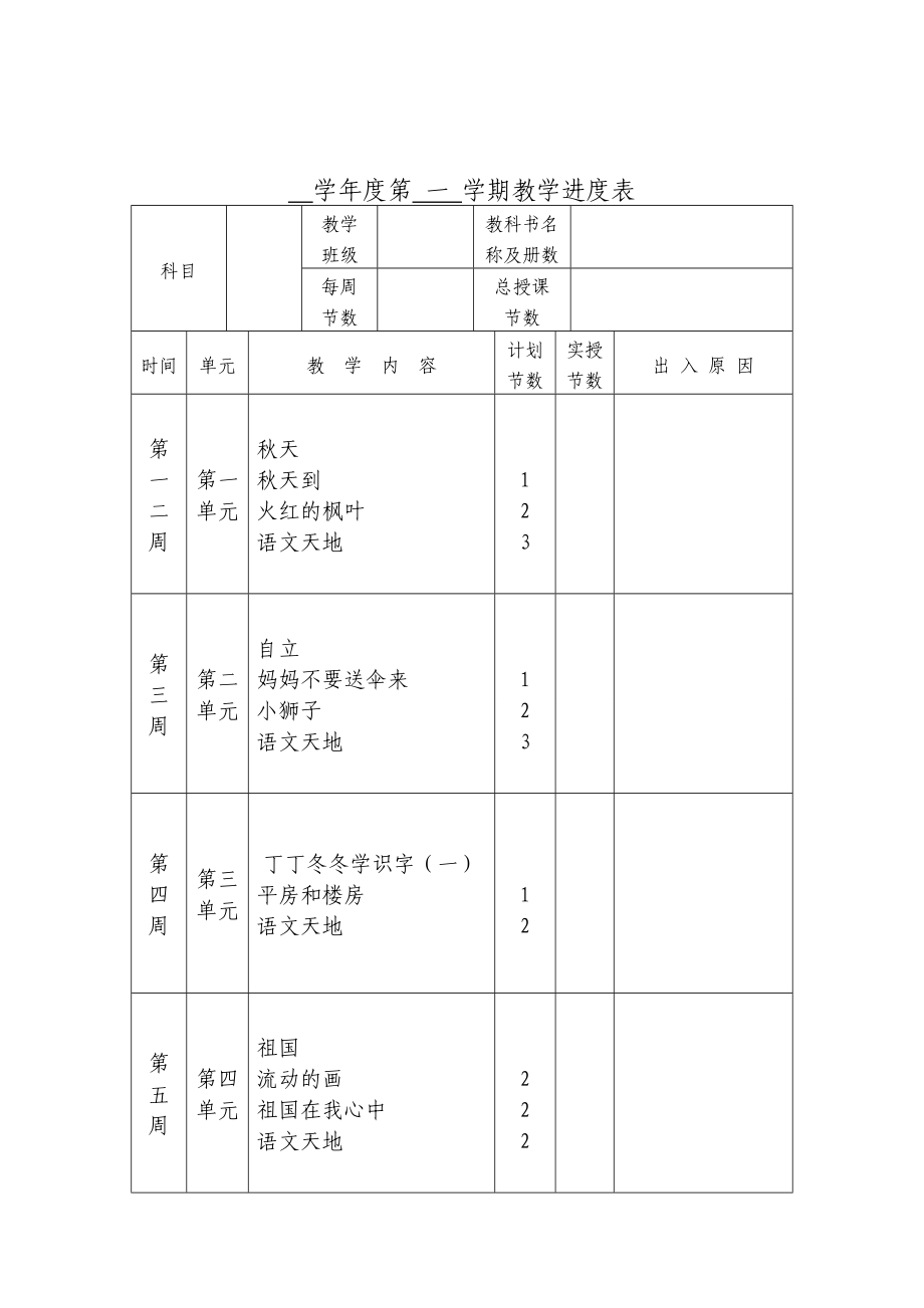 北师大版小学二级上册语文教案　全册.doc_第2页