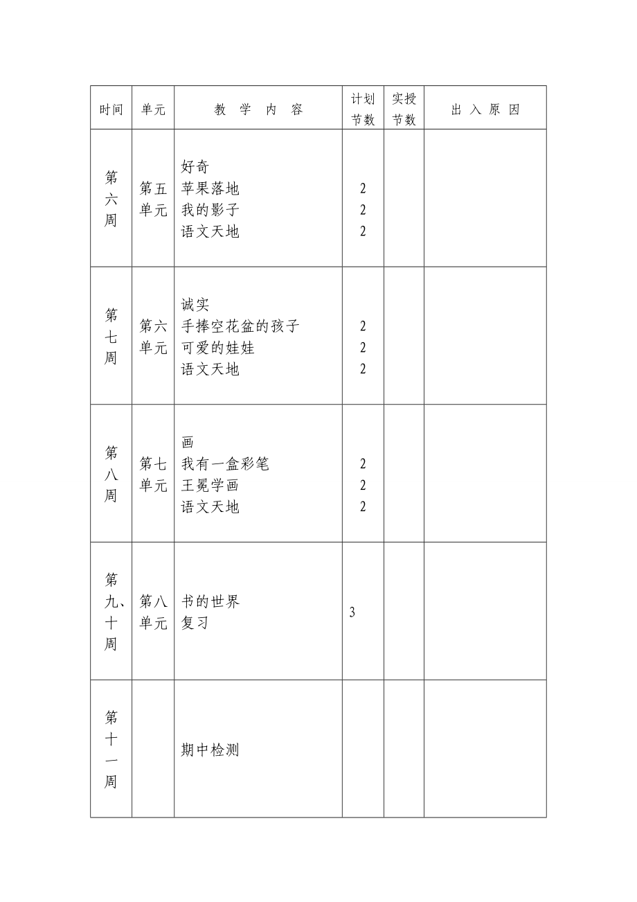 北师大版小学二级上册语文教案　全册.doc_第3页