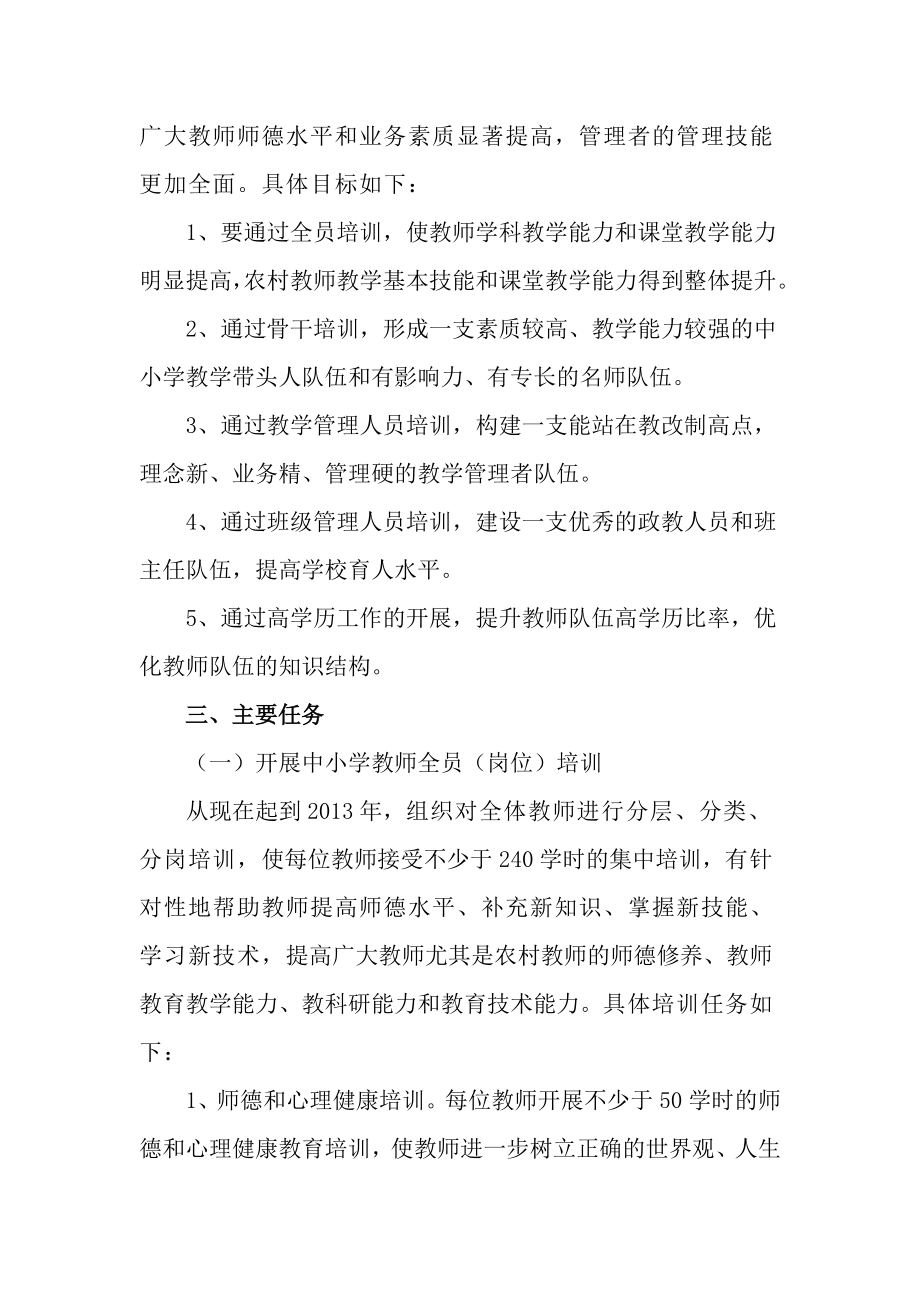 南阳市宛城区教师教育工作规划.doc_第2页