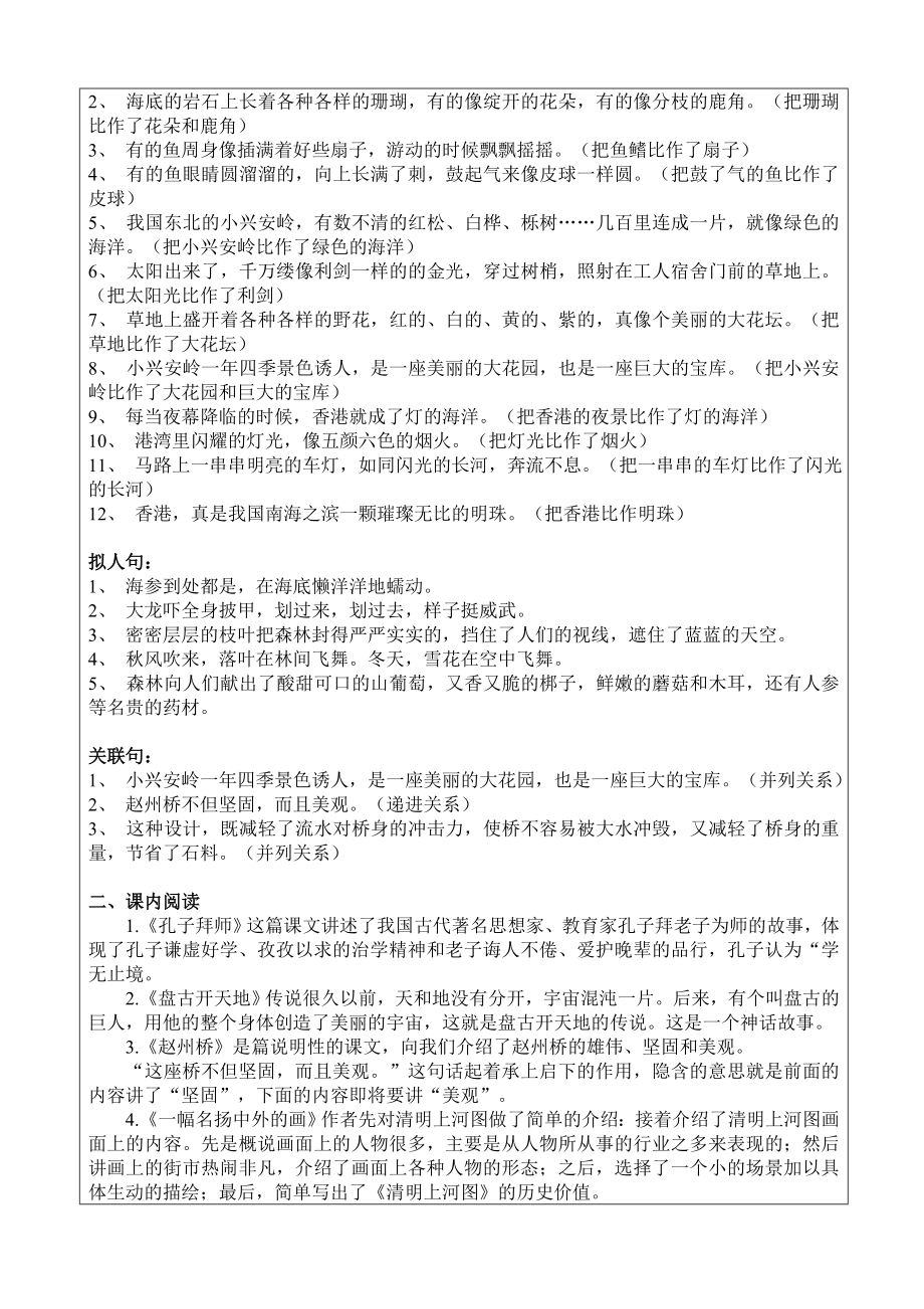 人教版语文三级上第五单元知识点及练习.doc_第3页