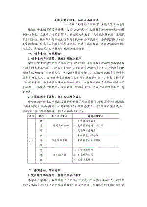 小学“文明礼仪伴我行”主题教育活动总结1.doc