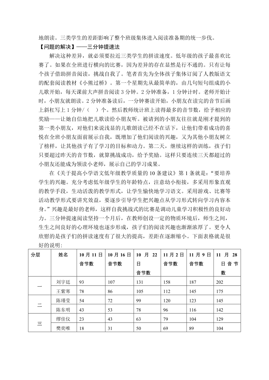 小学语文教学论文：入学初儿童独立阅读准备期疑难问题的分析和解决.doc_第2页