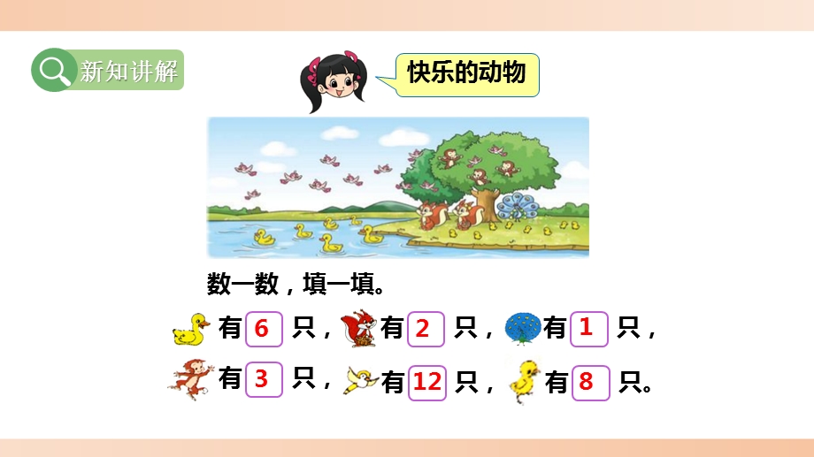 北师大版小学二年级数学上册《快乐的动物》精品课件.pptx_第3页