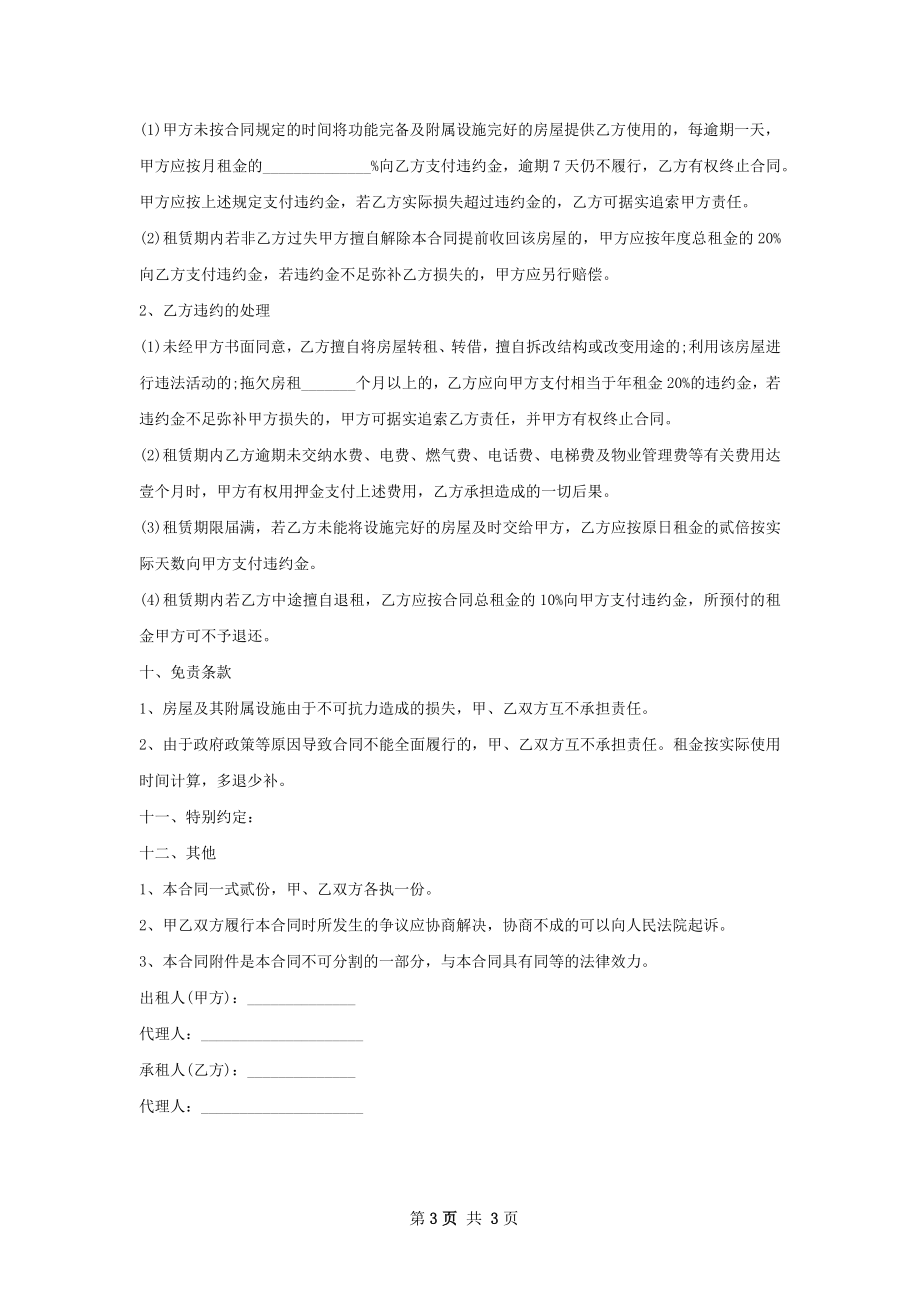 大阳台房子出租合同标准格式文档.docx_第3页