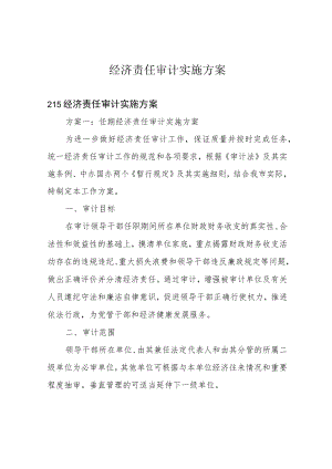 经济责任审计实施方案.docx