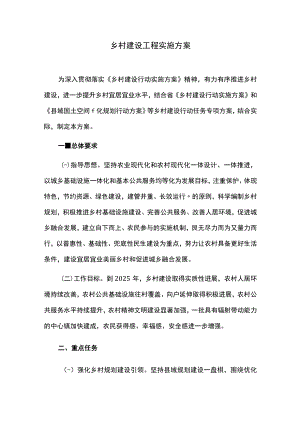 乡村建设工程实施方案.docx