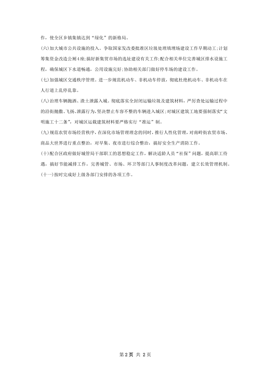 城管局工作计划.docx_第2页