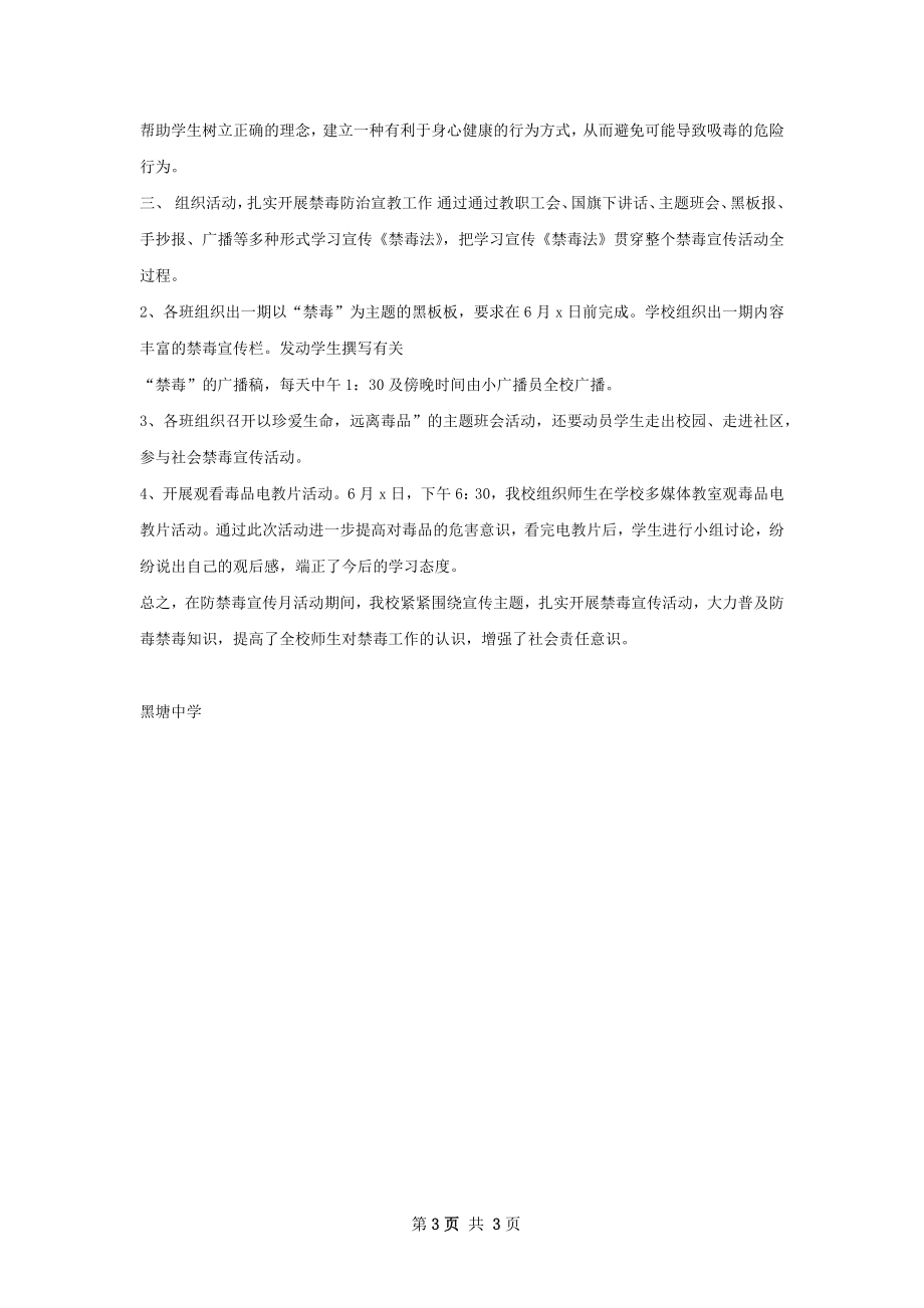 全民禁毒宣活动总结.docx_第3页