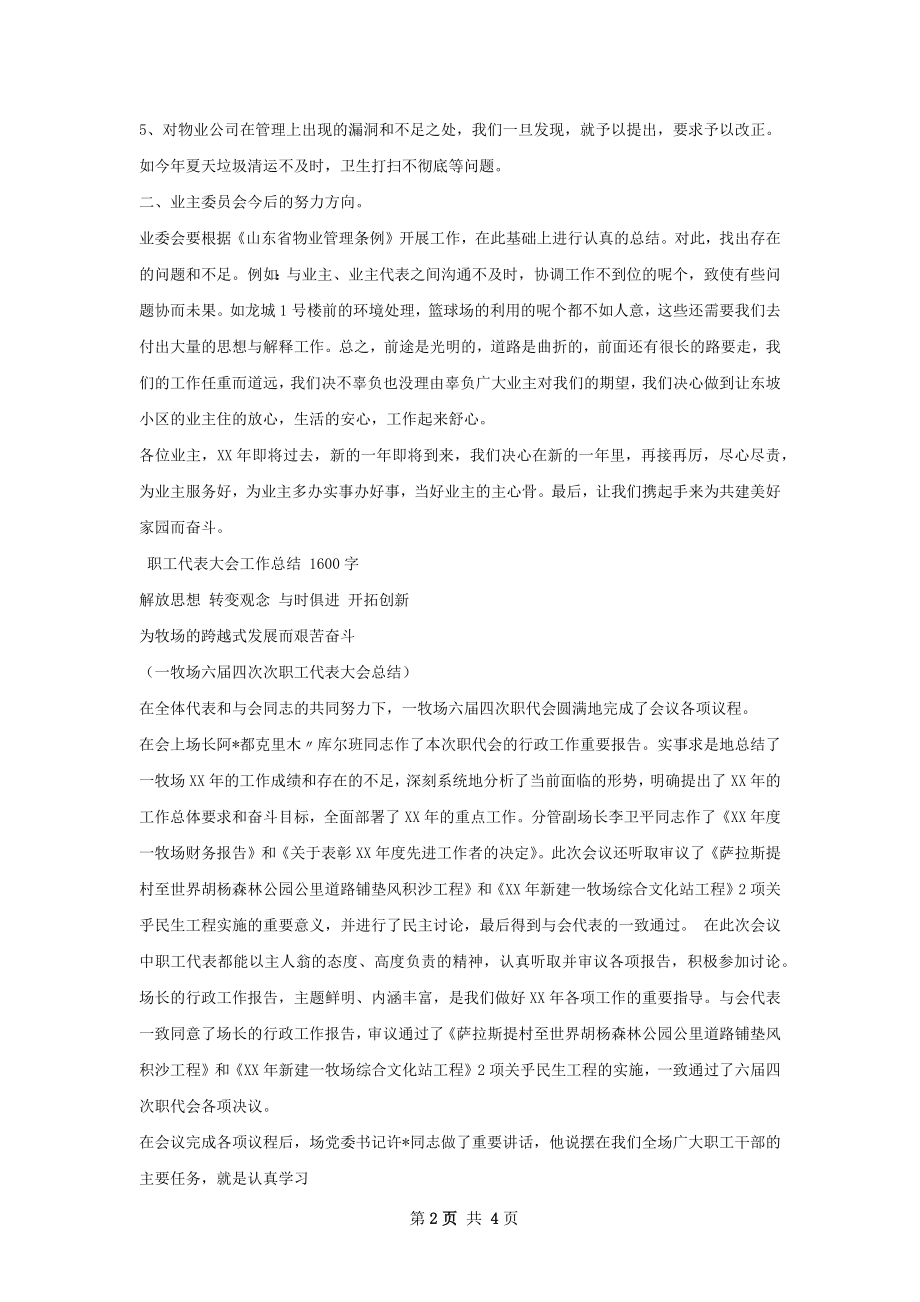 东坡业主代表大会工作汇报总结.docx_第2页