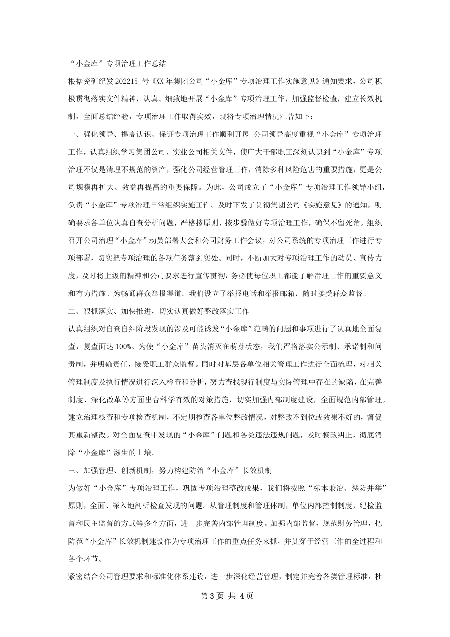 小金库专项治理工作总结.docx_第3页