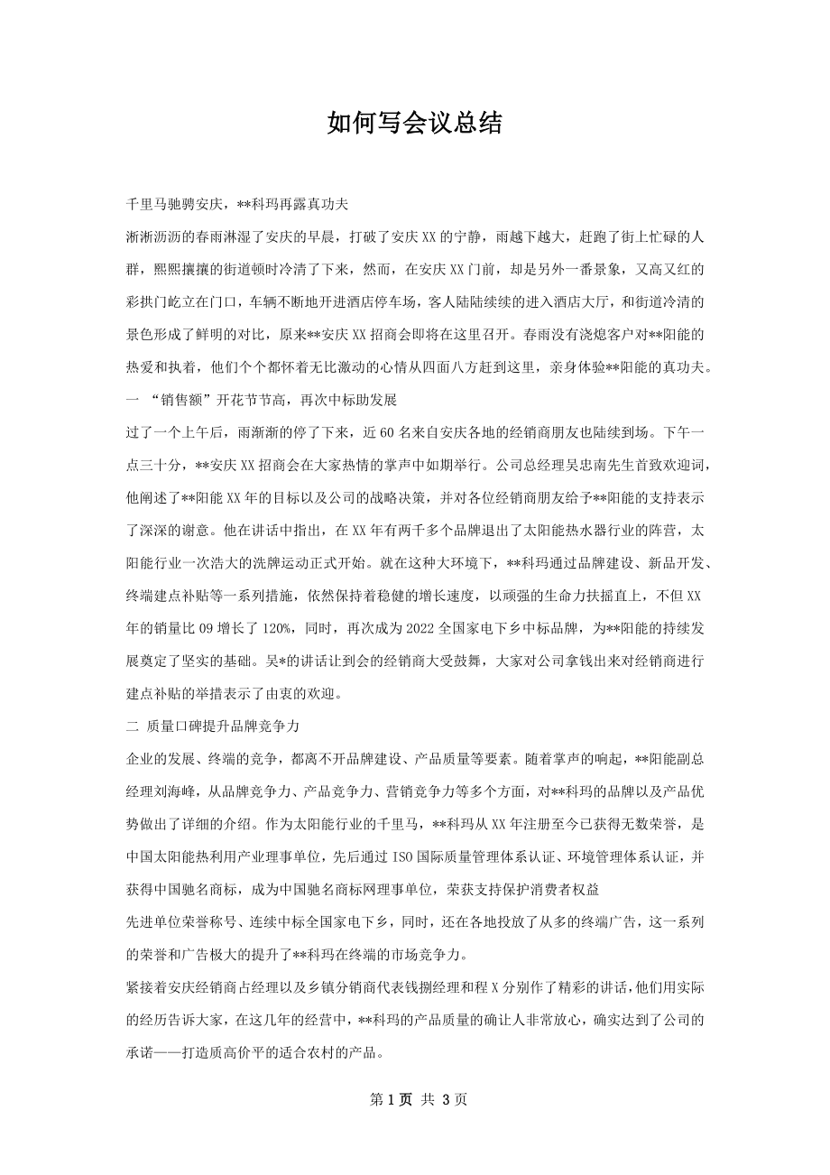 如何写会议总结.docx_第1页