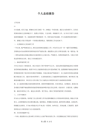 个人总结报告.docx