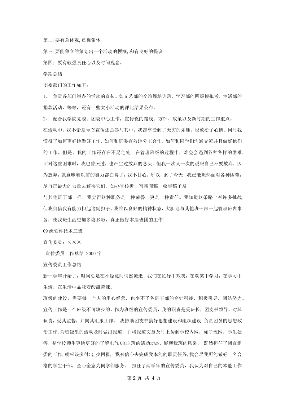 宣传委员工作总结怎么写.docx_第2页