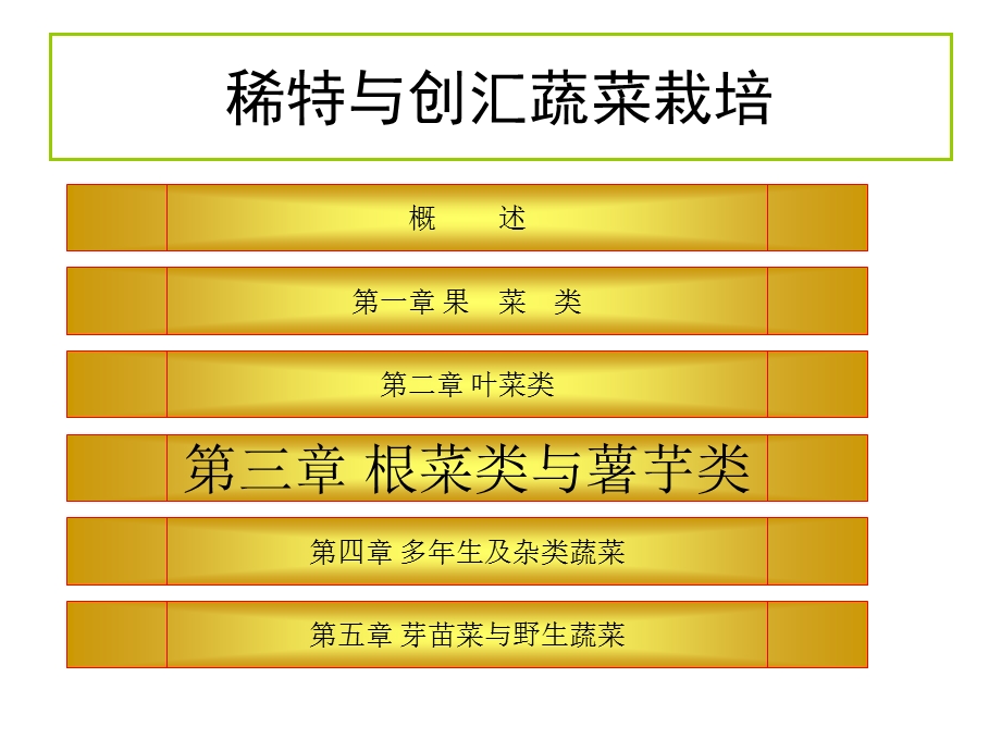 3.0稀特与创汇蔬菜根菜类与薯芋类.ppt_第3页