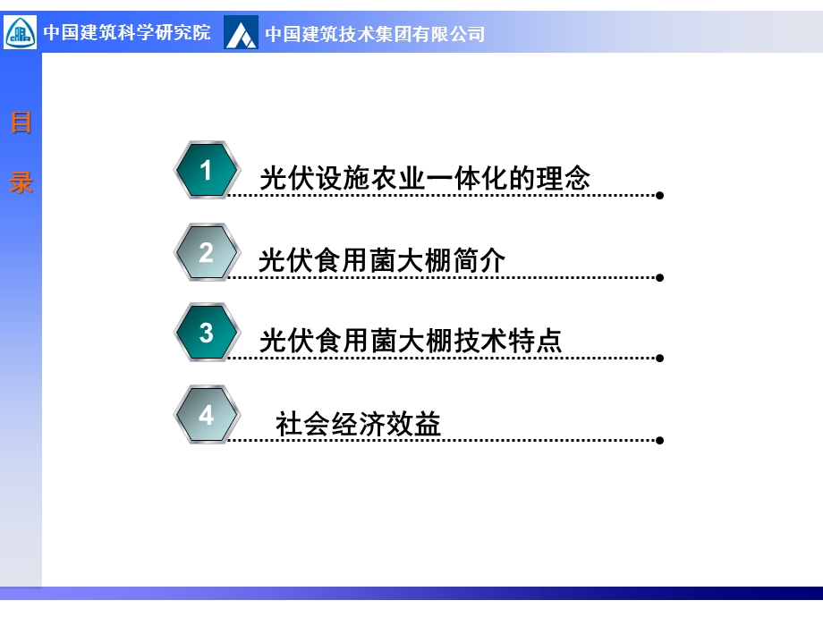 光伏设施农业的探讨——光伏食用菌大棚研究 中技集团低碳建筑工程中心.ppt_第2页