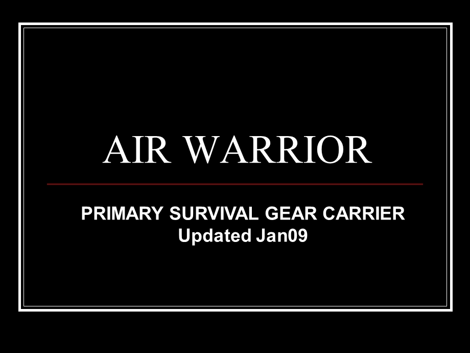 AIR WARRIOR.ppt_第1页