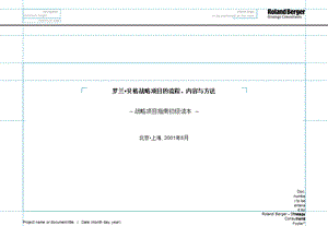 罗兰贝格战略咨询流程方法与内容.ppt