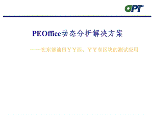 PEOffice动态分析解决方案.ppt