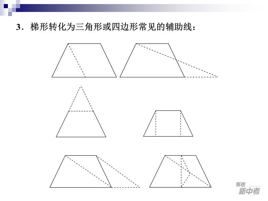 中考一轮复习讲义数学第25课　梯　形.ppt_第3页