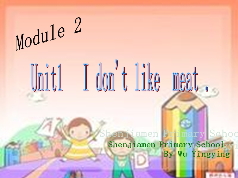 PEP小学英语课件：I don't like meat.ppt_第1页